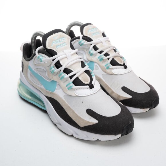 NIKE Air Max 270 React Photon Dust Aurora Green Black women's size 6.5 - Picture 2 of 11